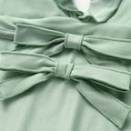 Women's Swimsuit with Voluminous Ruffles and Elegant Maxi Skirt