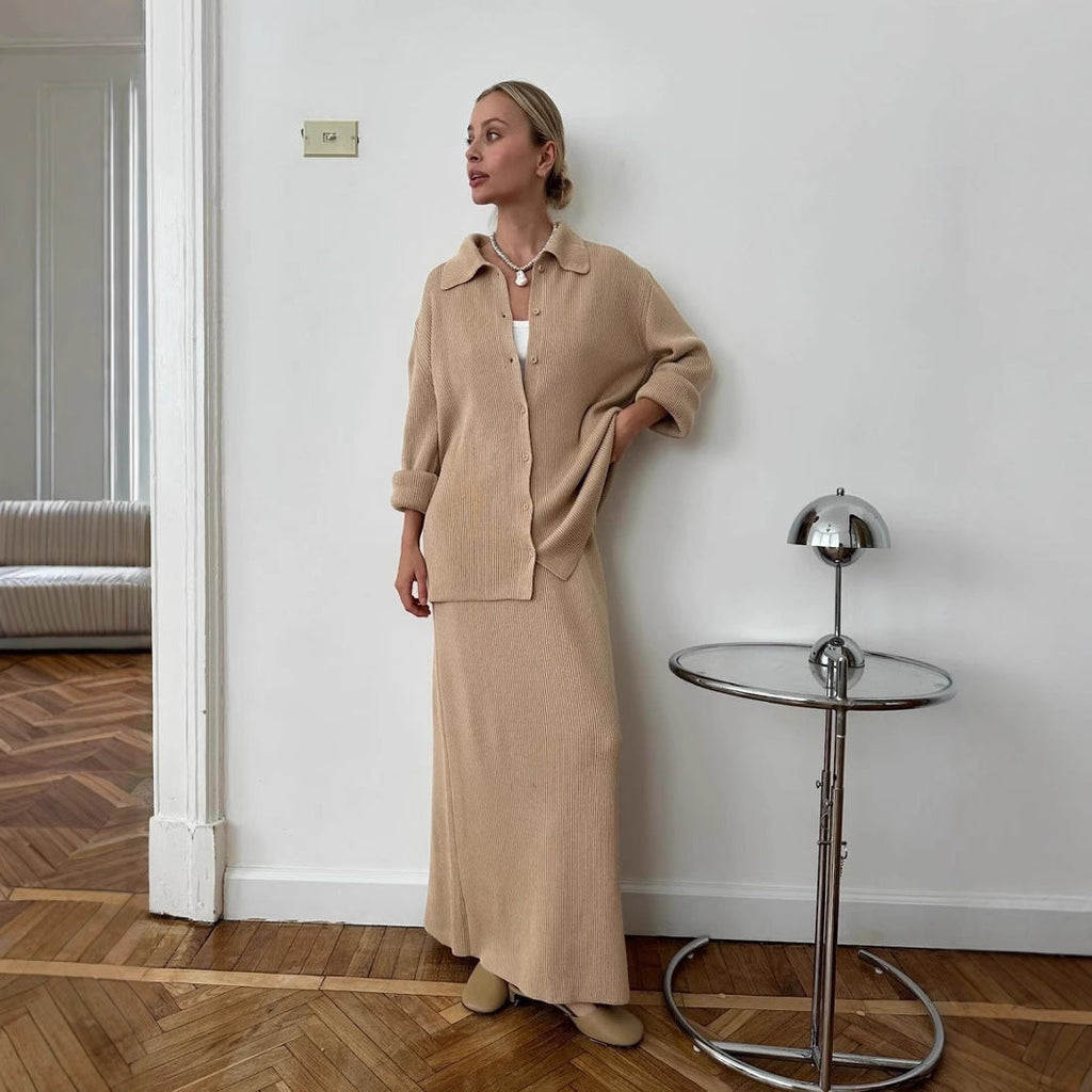 Women's Long Knit Coat