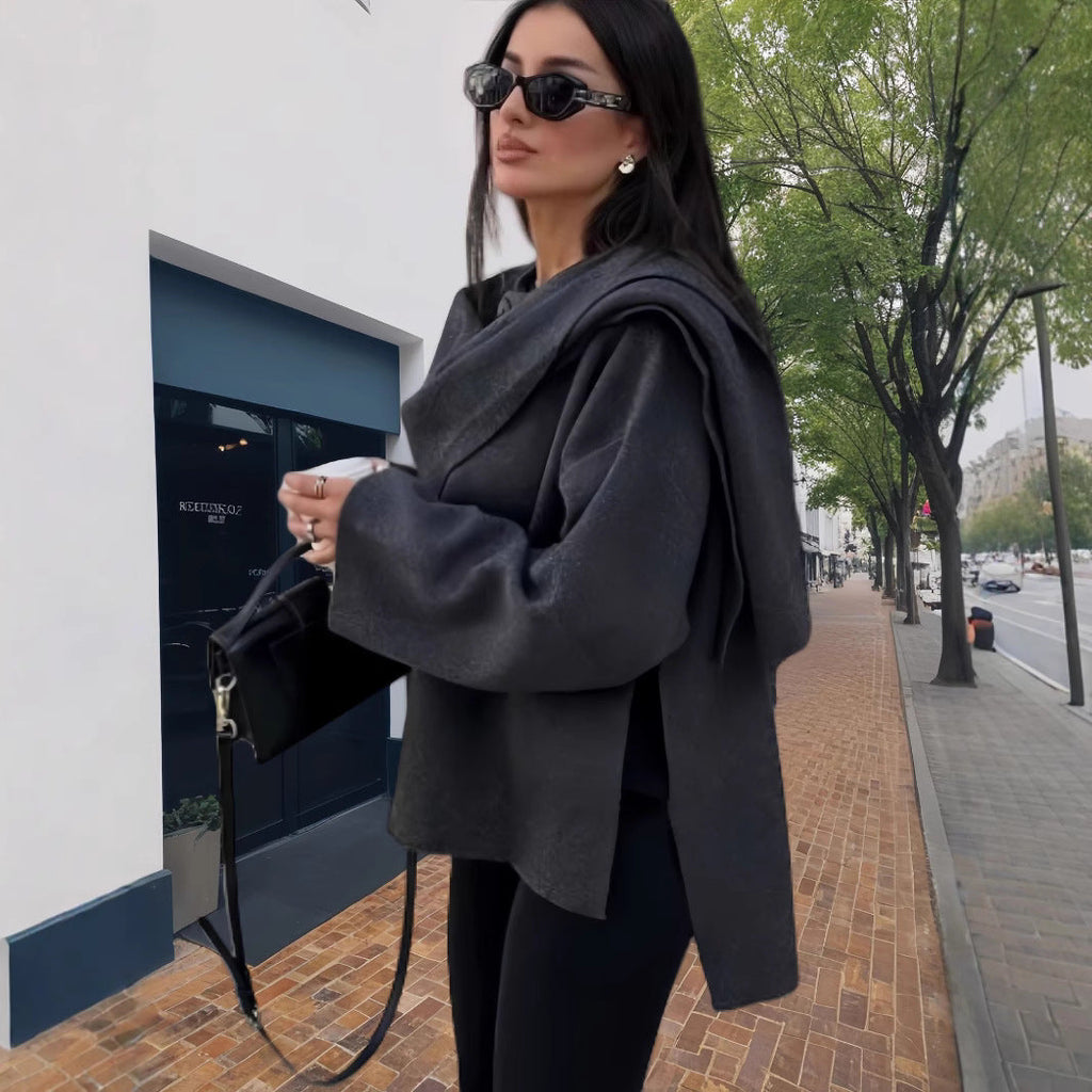 Elegant and Cozy Cape Jacket