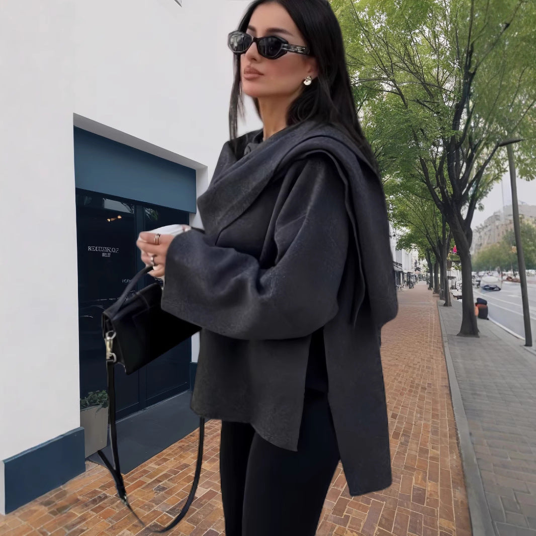 Elegant and Cozy Cape Jacket