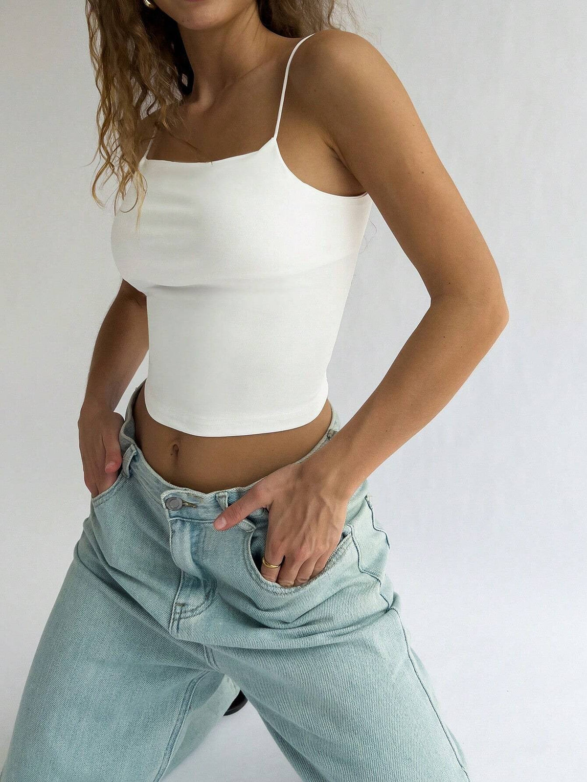 Women's Sleeveless Crop Top