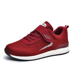 Women's Breathable Casual Sneakers with Hook-and-Loop Closure