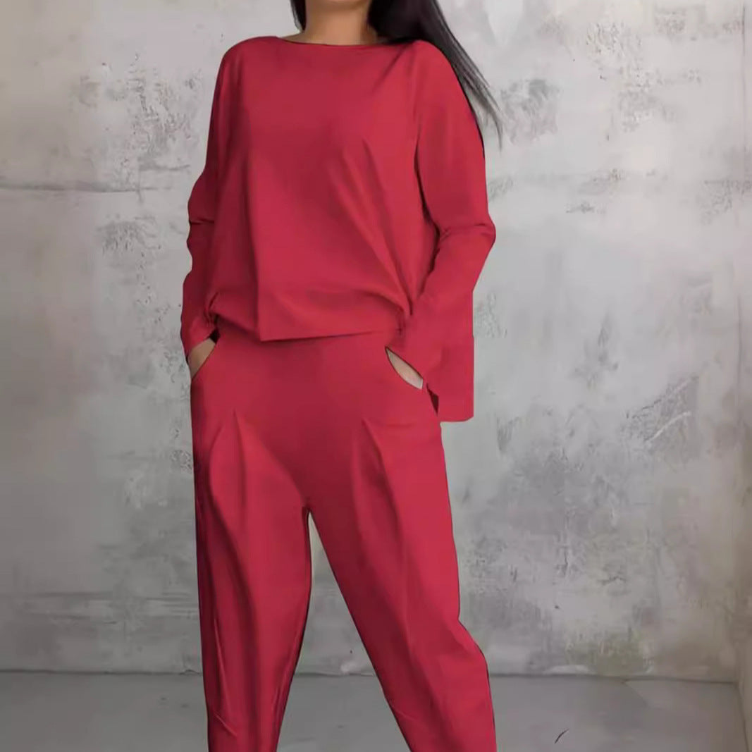 Casual Two-Piece Viscose Set