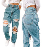Women's Destroyed Jeans