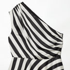 Women's Asymmetrical Top with Ruching