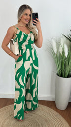 Women's Jumpsuit with Elegant Cowl Neck and Wide Leg