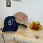 Men's Embroidered Cat Design Baseball Cap