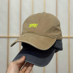 Men's Supportive Embroidered Cotton Baseball Cap