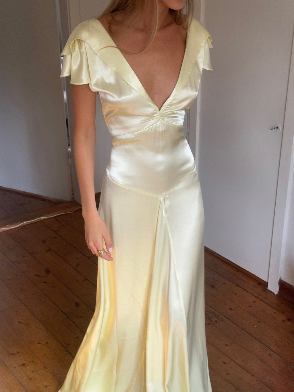 Elegant and Flowing Satin Jumpsuit