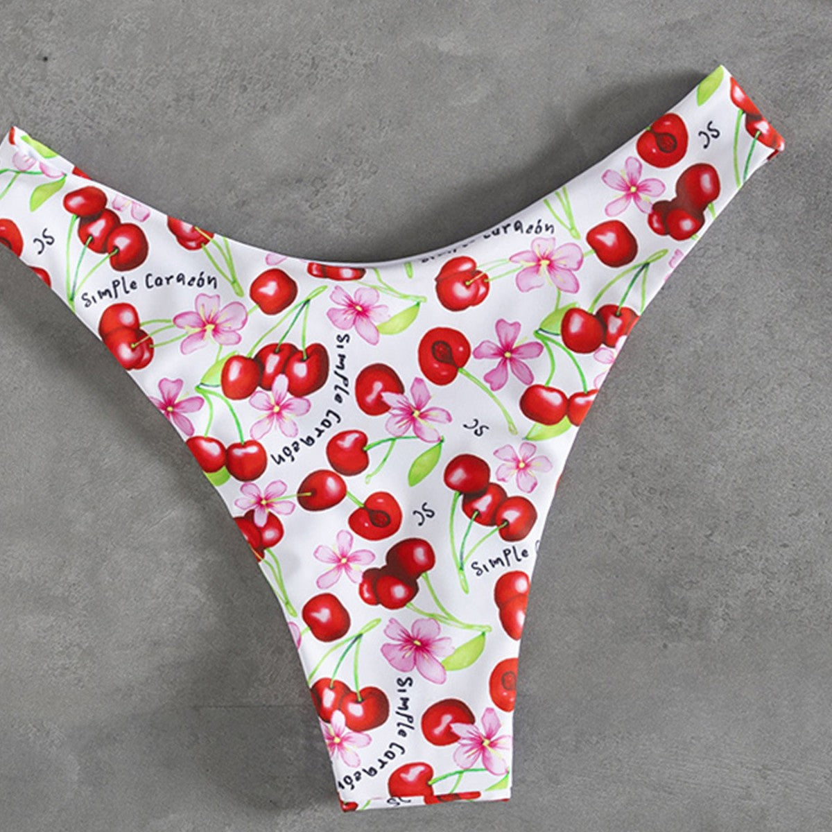 Women's Cherry Print Swimsuit