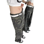 Women's Camouflage Wide-Leg Cargo Pants