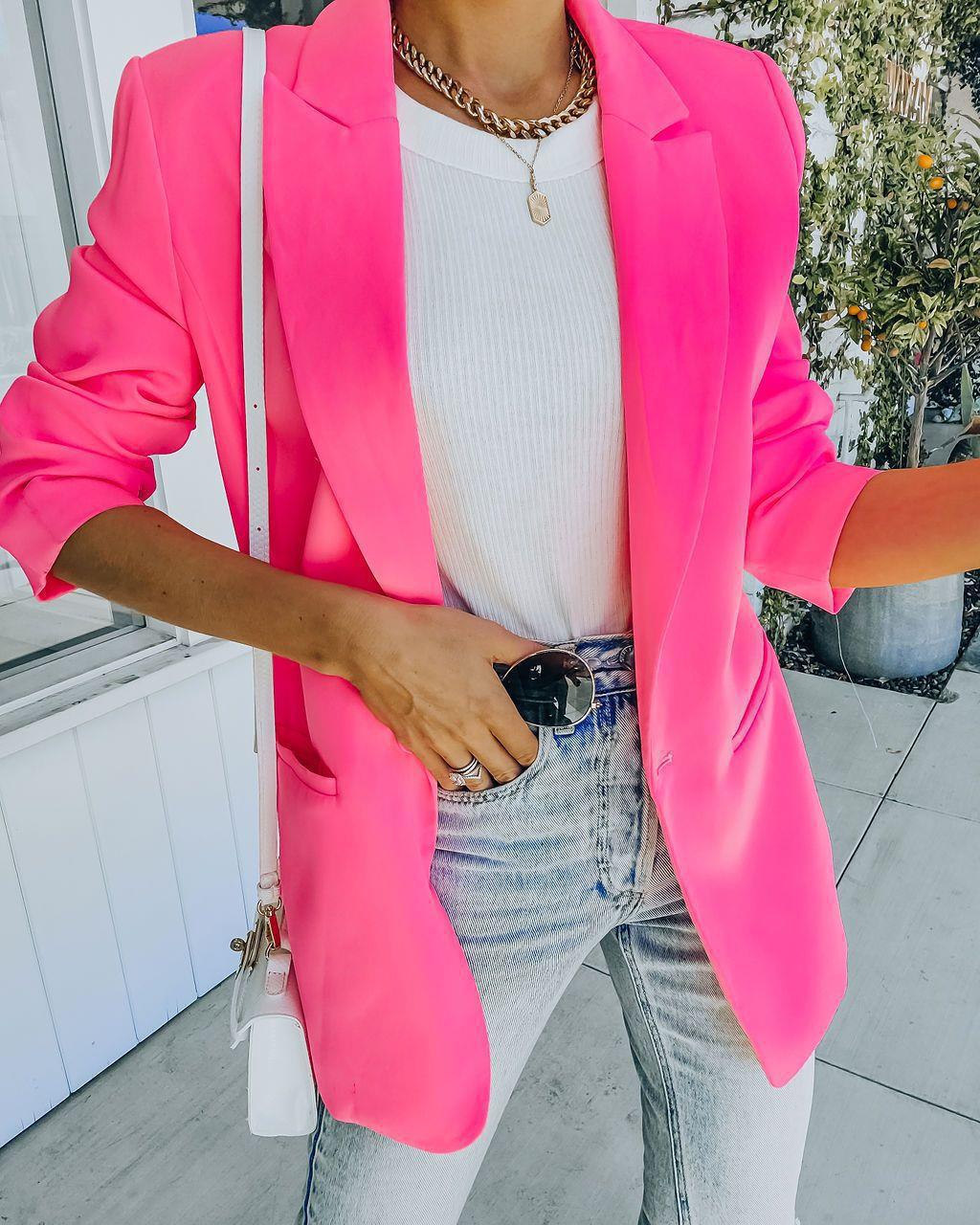 Women's Elegant Blazer with Structured Cut