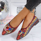 Women's Crystal Embellished Ballet Flats