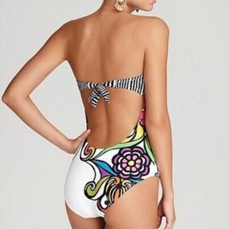 Women's Floral Bandeau Swimsuit