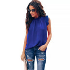 Women's Elegant Blouse with Ruffle Details
