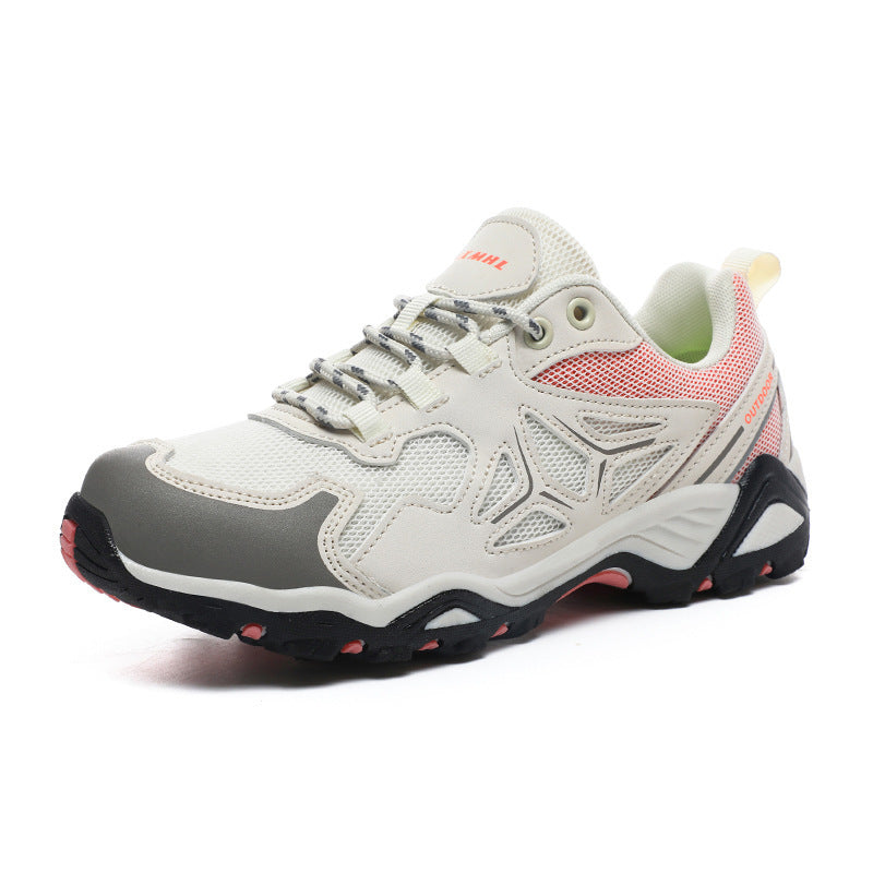 Women's Breathable Hiking Sneakers with Non-Slip Sole and Stable Support