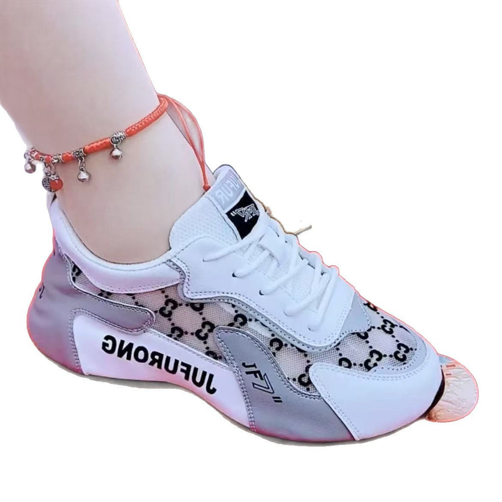 Women's Breathable Sports Shoes with Lightweight Mesh and Non-Slip Sole