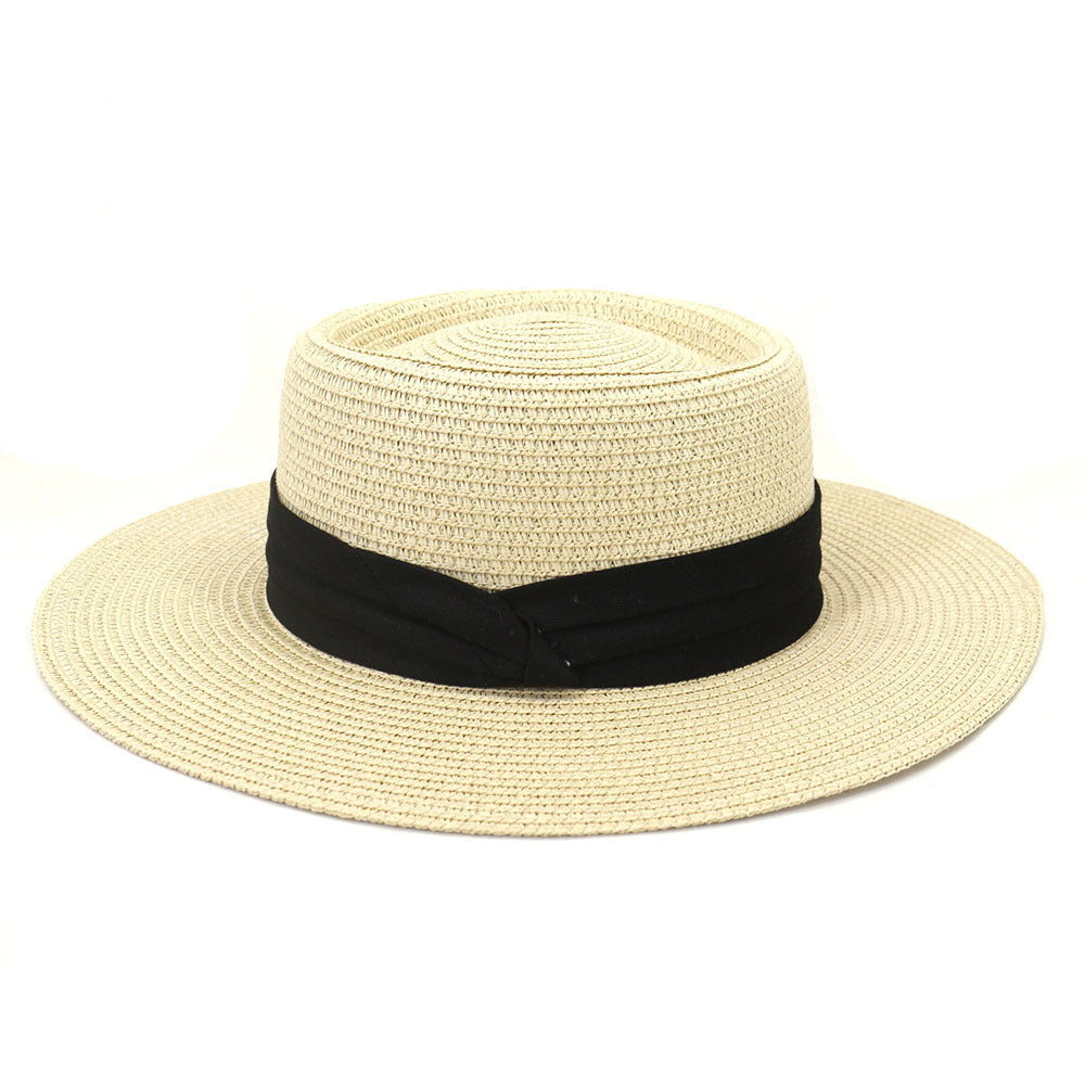 Breathable Sun Straw Boater Hat