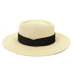 Breathable Sun Straw Boater Hat
