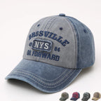 Men's Vintage-Inspired Distressed Baseball Cap