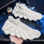 Women's Breathable Casual Sneakers with Elastic Collar and Innovative Sole