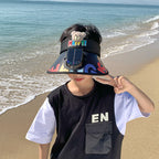Adjustable Children's Sun Visor with Integrated Mini Fan