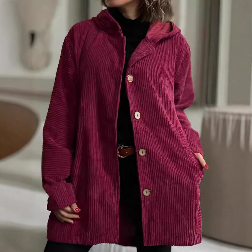 Women's Fleece Hoodie Coat