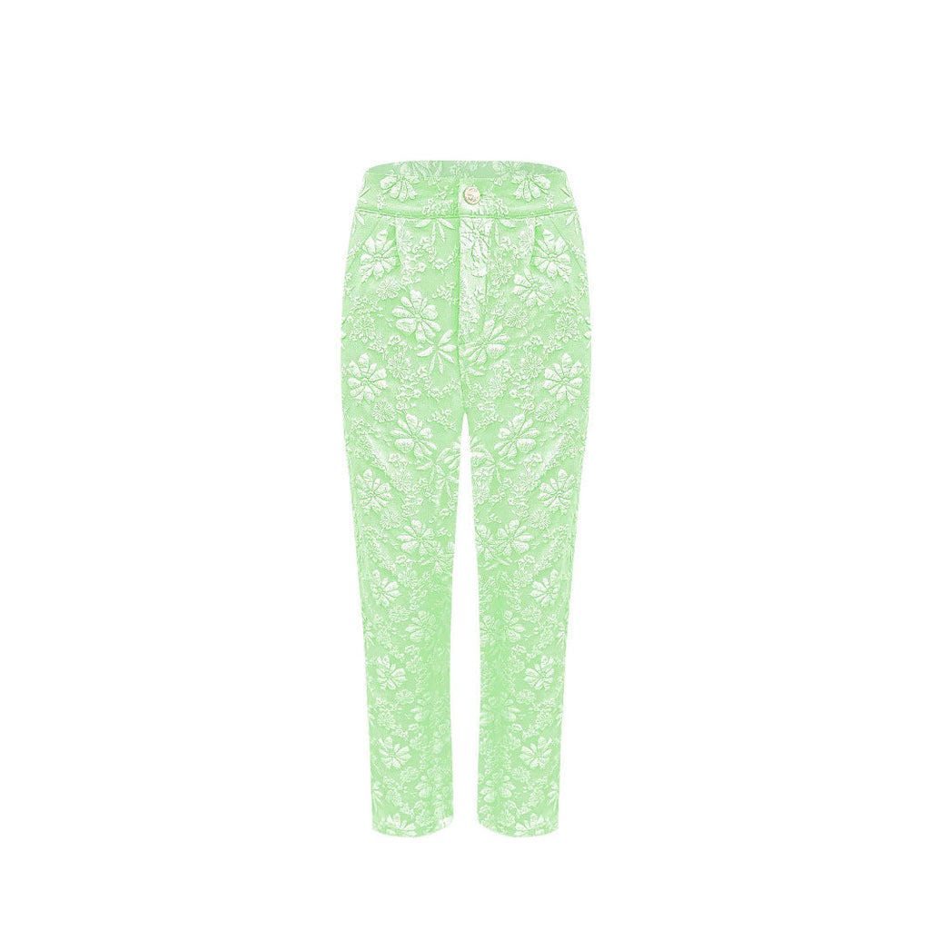 Women's Floral Print Pants in Elegant Casual Style