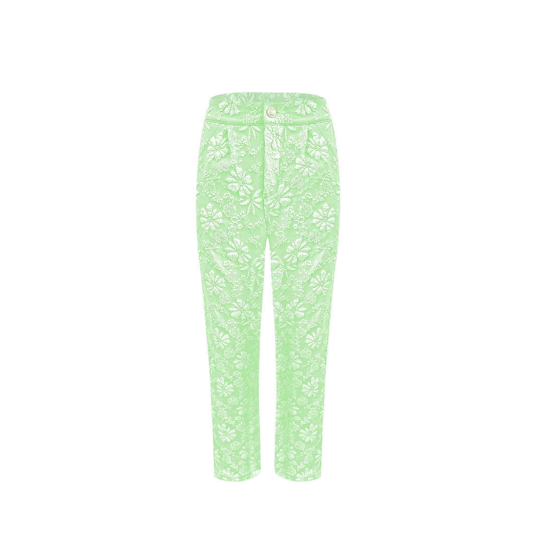 Women's Floral Print Pants in Elegant Casual Style
