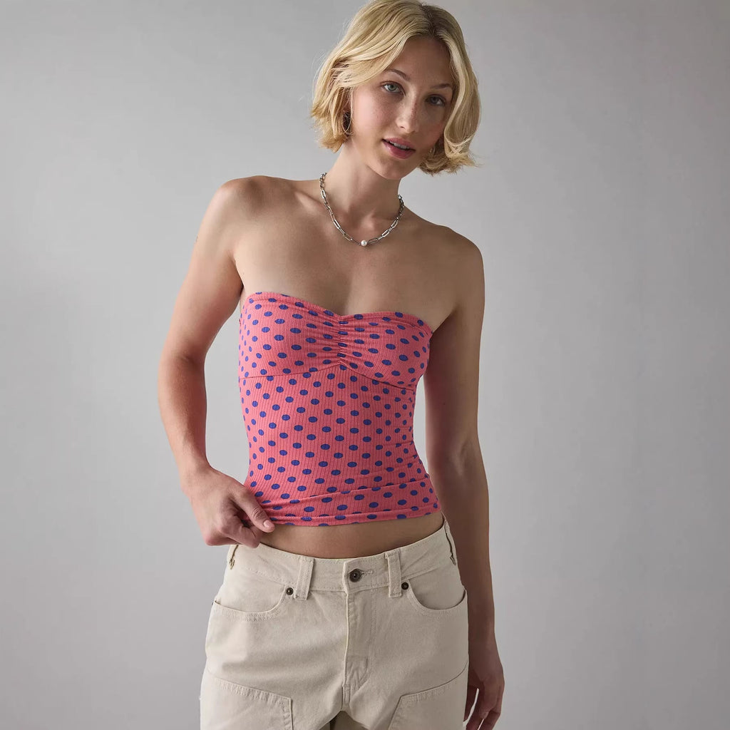 Women's Striped Bandeau Top