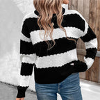 Women's Striped Knit Sweater