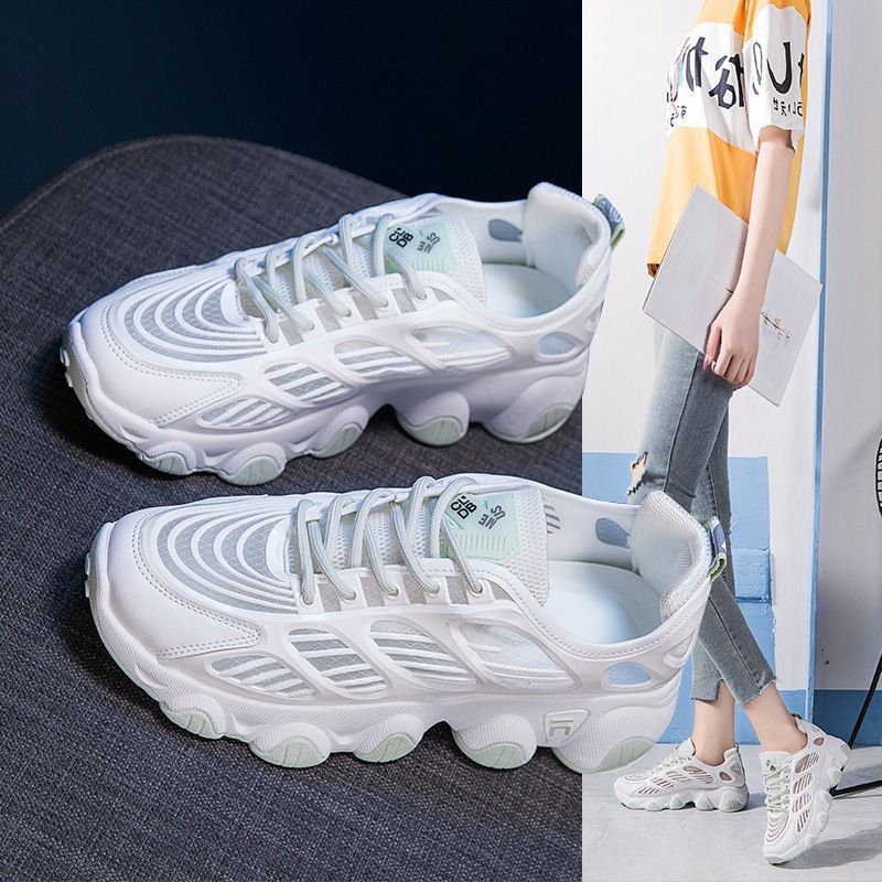 Women's Breathable Sport Sneakers with Flexible Sole