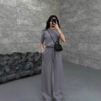 Women's Comfortable and Stylish Wide-Leg Jumpsuit