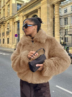 Women's Designer Faux Fur Jacket