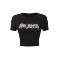 Women's Crop Sweater with Statement Print