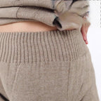 Women's Cozy Knit Cardigan with Pockets and Button Details