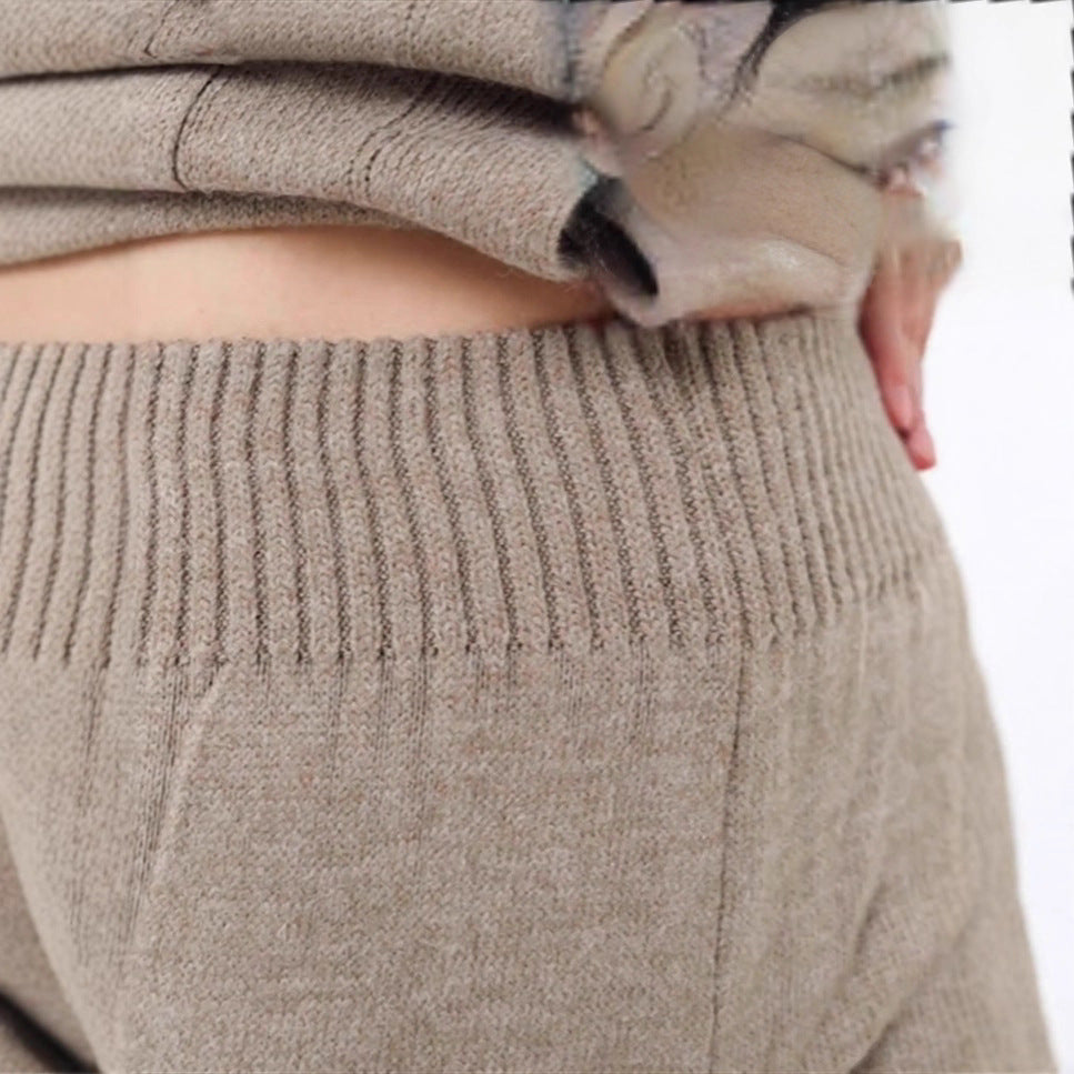 Women's Cozy Knit Cardigan with Pockets and Button Details