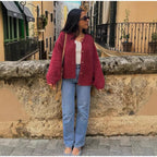Women's Fluffy Bouclé Pullover