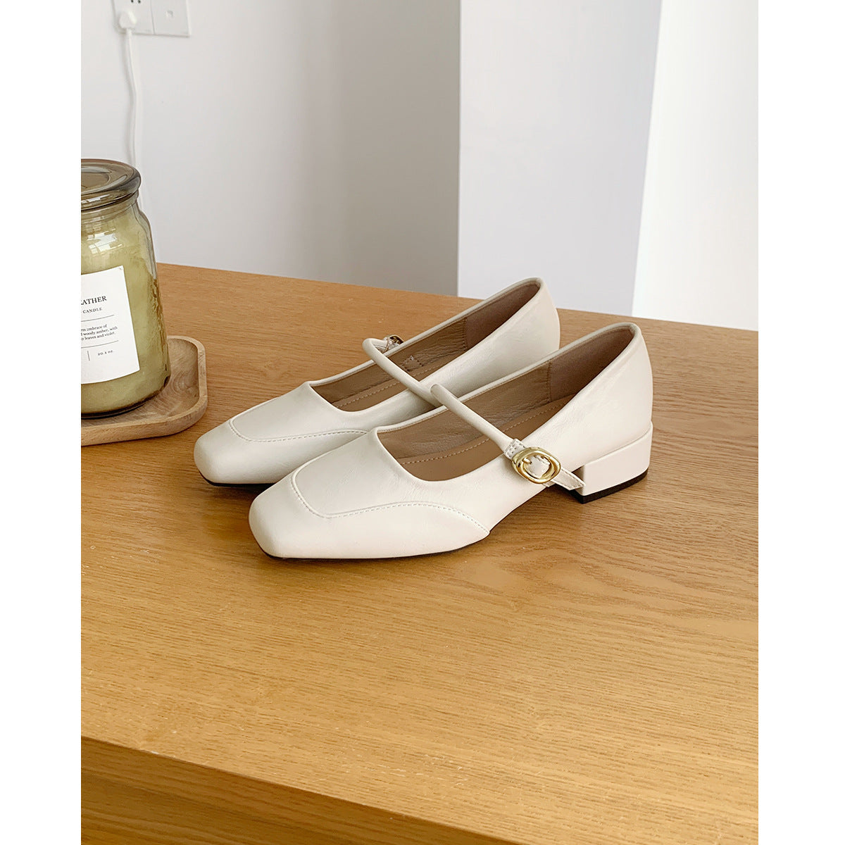 Women's Ballet Flats with Buckle