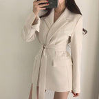 Elegant Blazer with Asymmetrical Cut