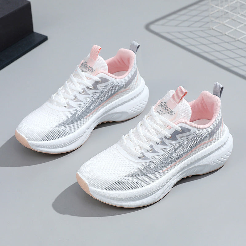 Women's Breathable Fitness Sneakers with Cushioning