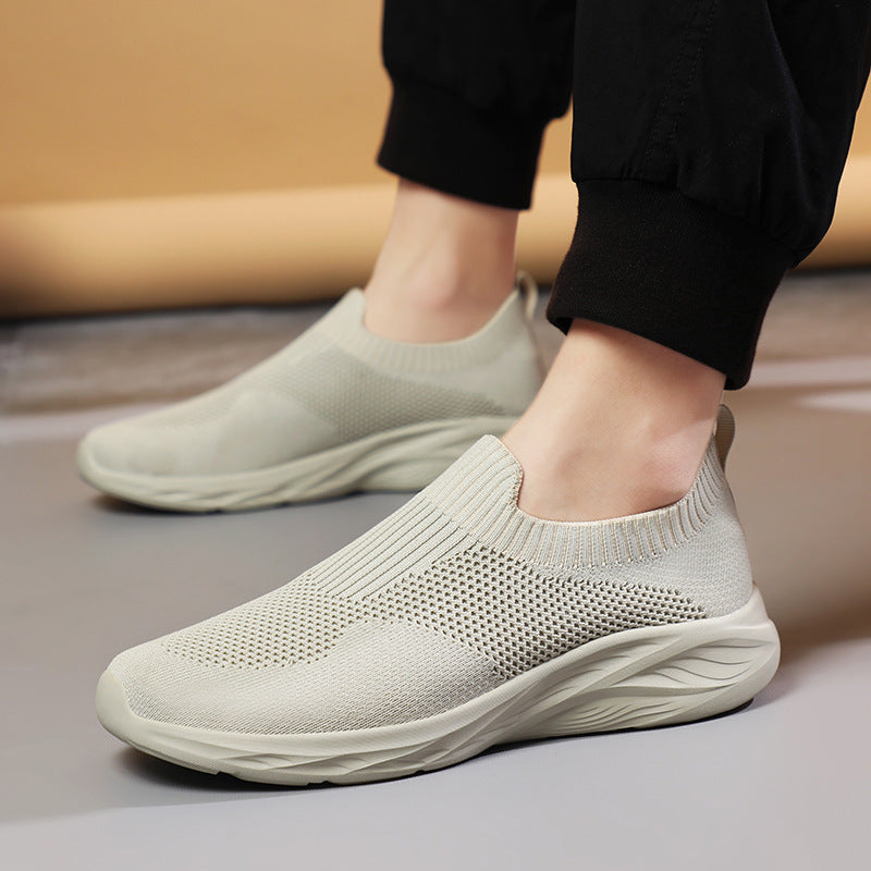 Women's Breathable Sock Shoes with Flexible Upper and Non-Slip Sole