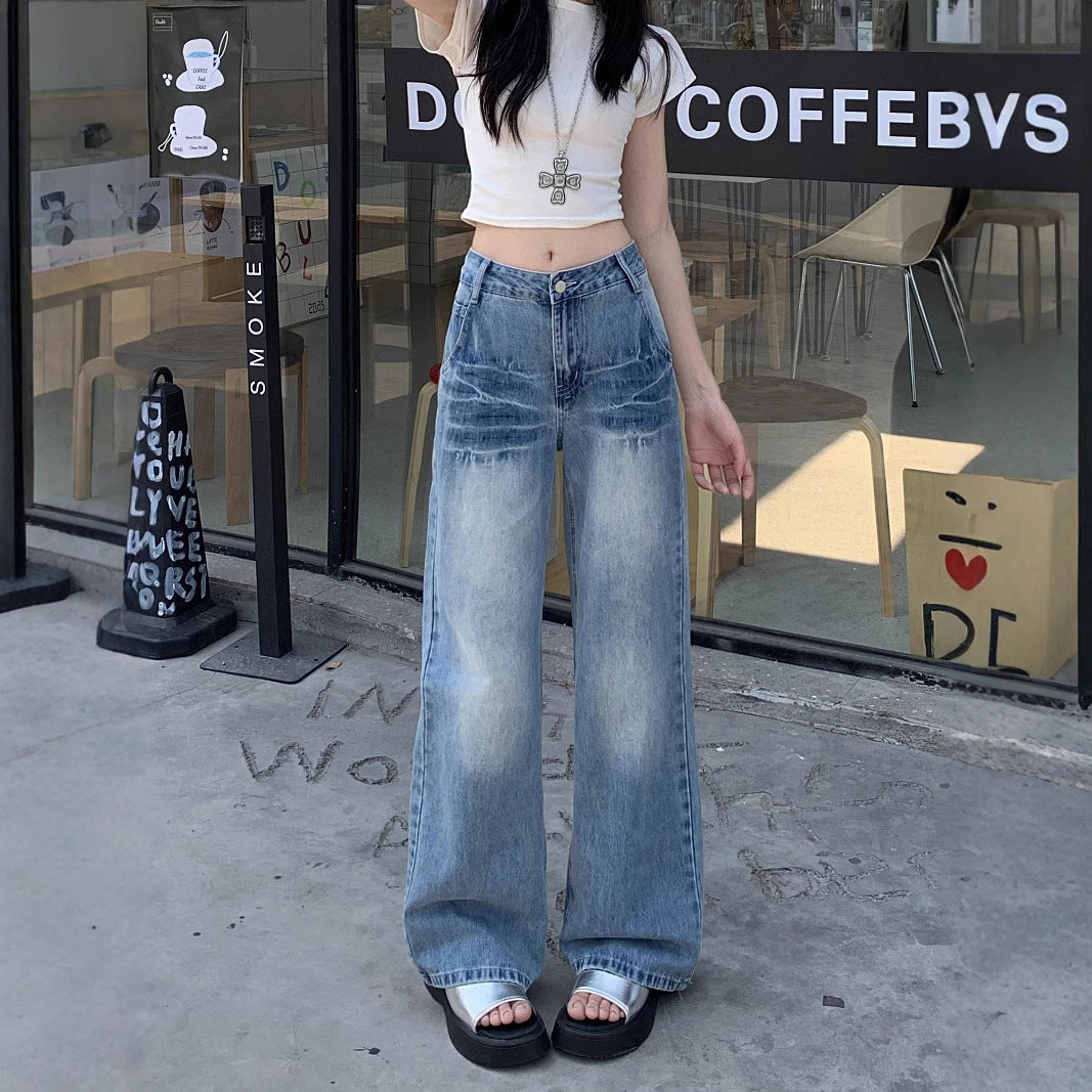 Women's High-Waisted Flared Jeans