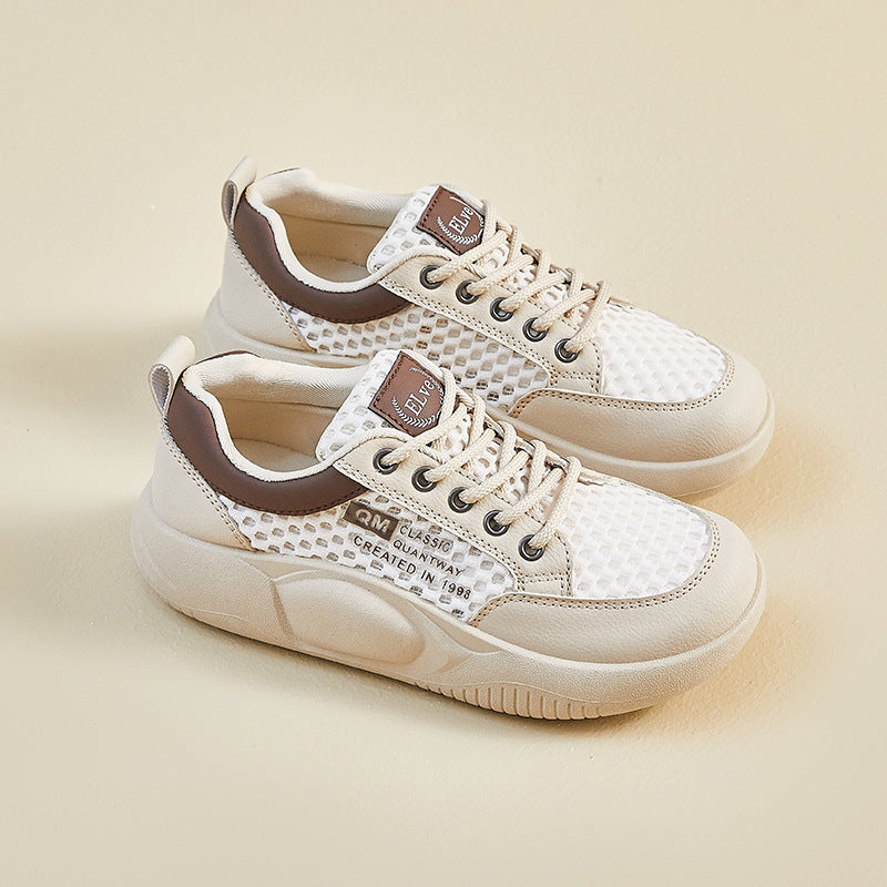 Women's Breathable Sneakers with Innovative Mesh Structure and Stable Sole