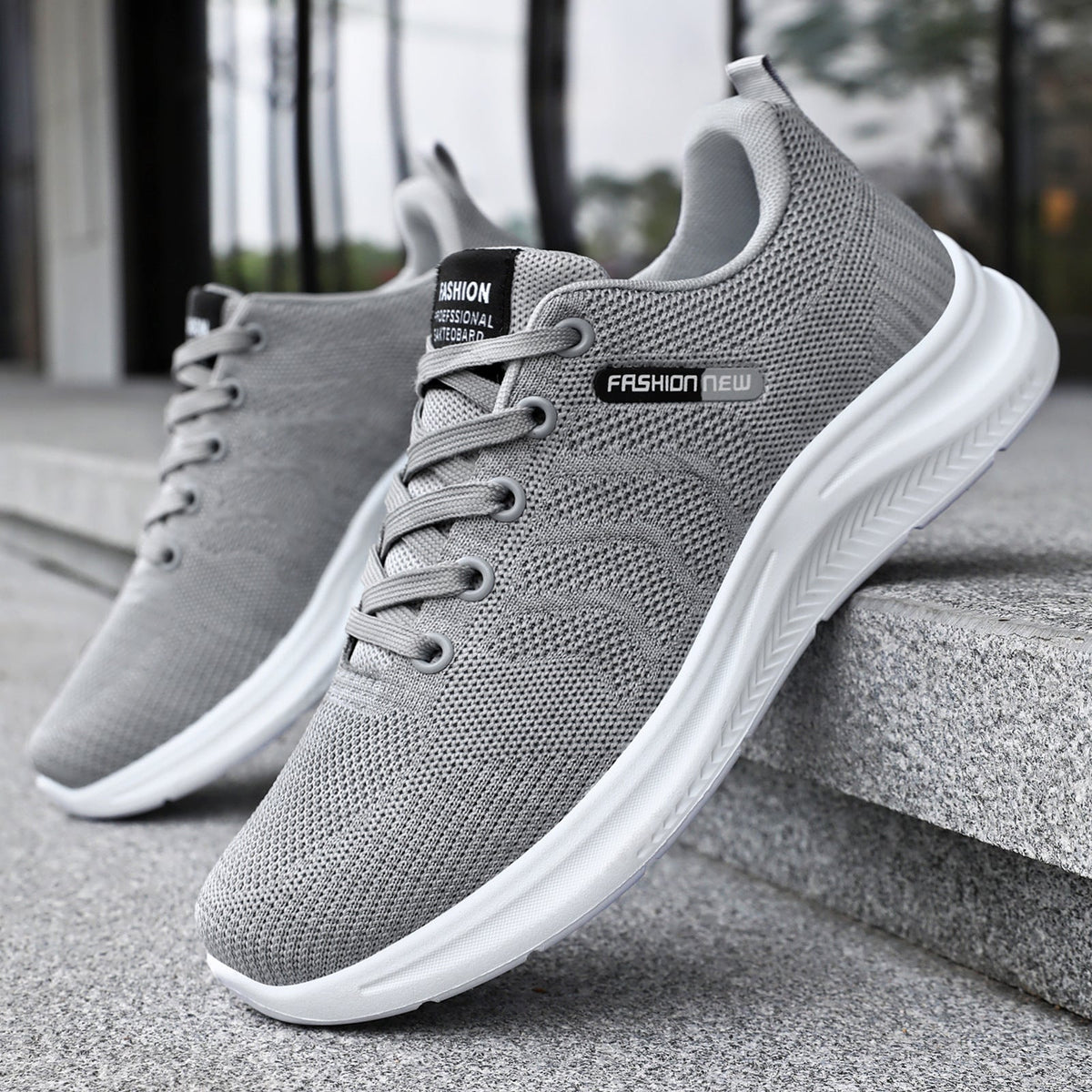 Women's Breathable Comfort Sneakers with Flexible Mesh Upper