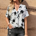 Women's Floral Design Blouse