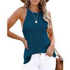 Women's Sleeveless Textured Knit Top