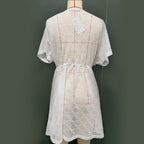 Women's Elegant Crochet Beach Cover-Up
