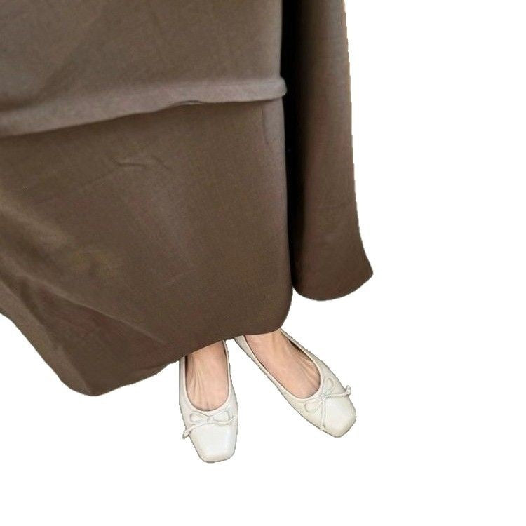 Women's Ballet Flats with Decorative Bow Design and Comfortable Footbed