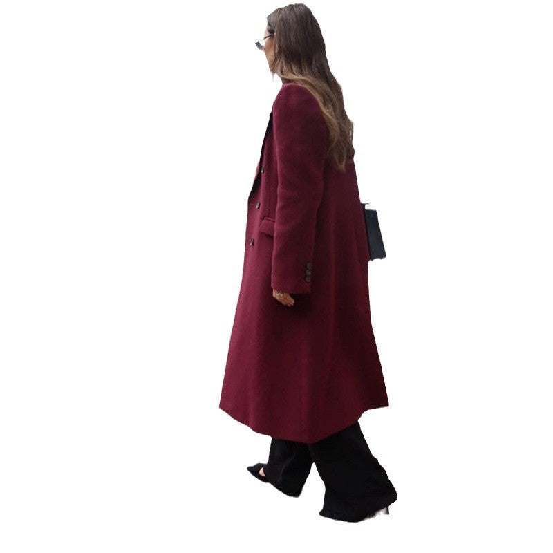 Elegant Long Wool Coat